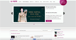 Desktop Screenshot of eventsinnepal.com